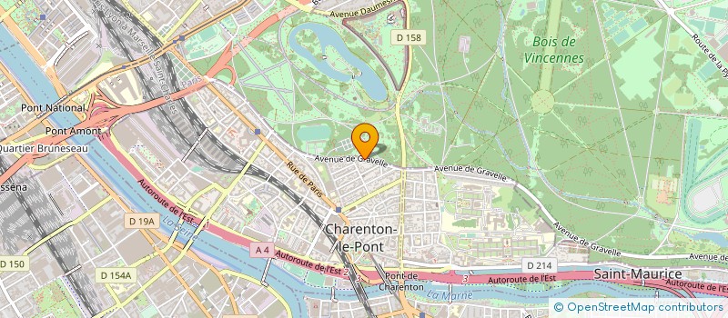 localisation de l'entreprise SCI SORIMA  CHARENTON-LE-PONT