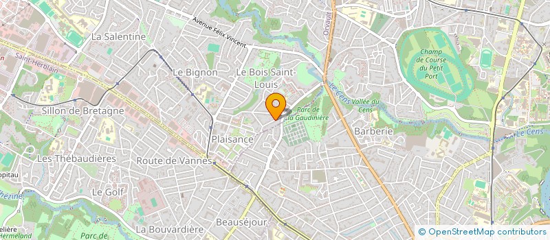 localisation de l'entreprise SCI SORIN à ORVAULT