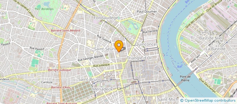 localisation de l'entreprise SCI SORIN THOMAS ET AGATHE  BORDEAUX