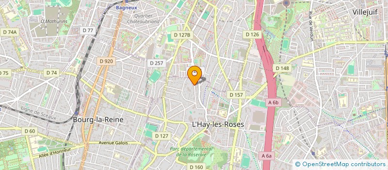 localisation de l'entreprise SCI SORINADIA  L'HAY-LES-ROSES