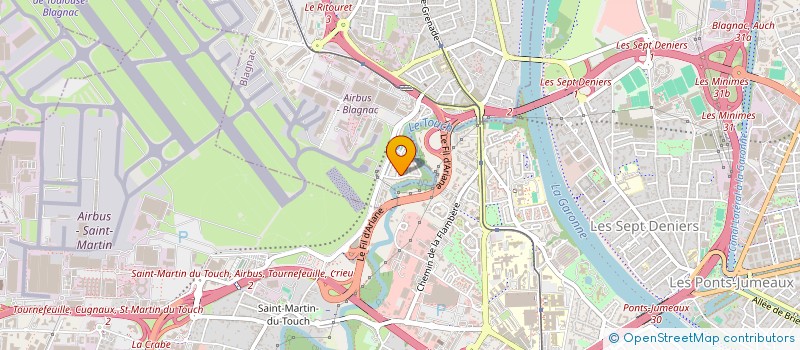 localisation de l'entreprise SCI SORIZE  BLAGNAC