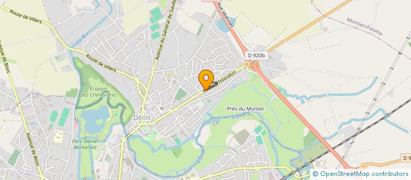 localisation de l'entreprise SCI SORKA à DEOLS