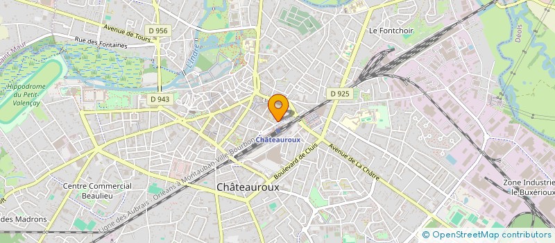 localisation de l'entreprise SCI SORKA à CHATEAUROUX