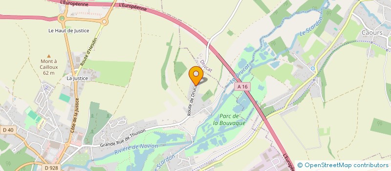 localisation de l'entreprise SCI SORKOS à ABBEVILLE