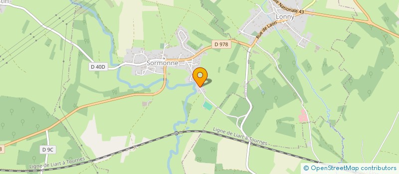 localisation de l'entreprise SCI SORMONTOISE  SORMONNE