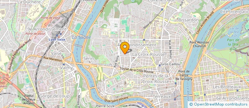 localisation de l'entreprise SCI SORNAY IMMOBILIER  LYON