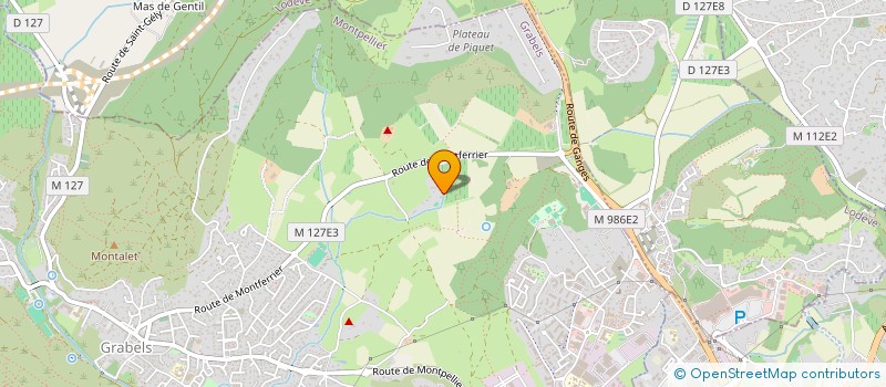 localisation de l'entreprise SCI SORNIN  GRABELS