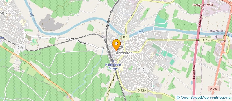 localisation de l'entreprise SCI SOROFA  RIVESALTES
