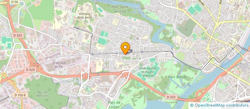 localisation de l'entreprise SCI SOROGAR à ANGERS