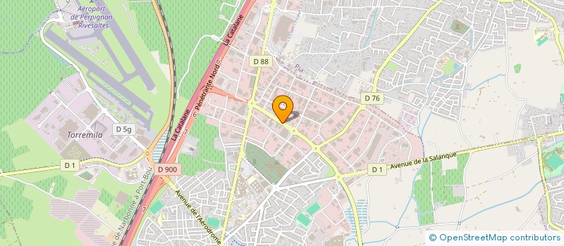 localisation de l'entreprise SCI SOROLLA ABRAHAM  PERPIGNAN