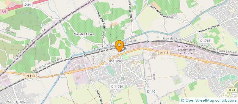 localisation de l'entreprise SCI SOROPI  LUNEL-VIEL