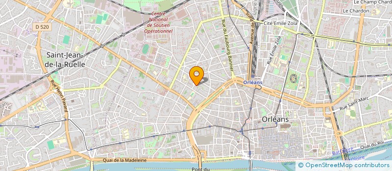 localisation de l'entreprise SCI SOROR'INVEST à ORLEANS