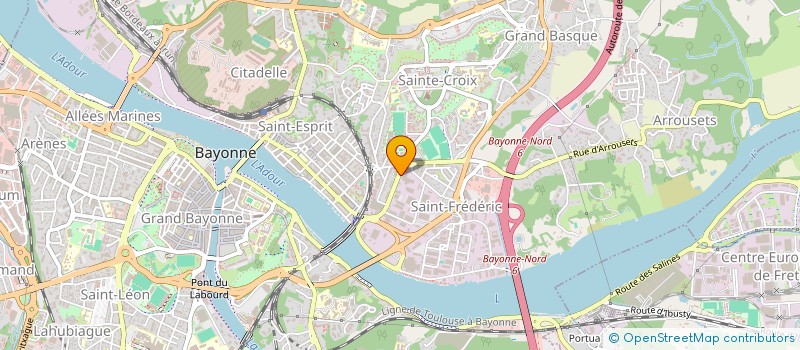 localisation de l'entreprise SCI SORRO GAINA à BAYONNE