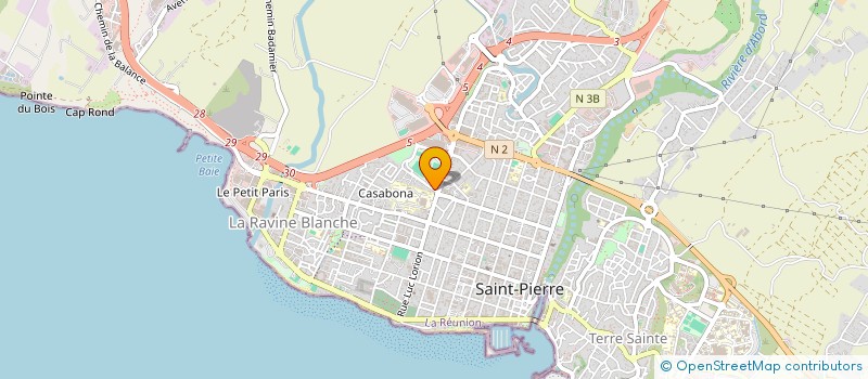 localisation de l'entreprise SCI SOS SUD à SAINT-PIERRE