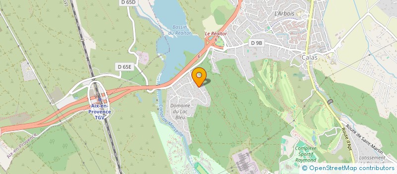 localisation de l'entreprise SCI SOSCIA TERTIA  CABRIES