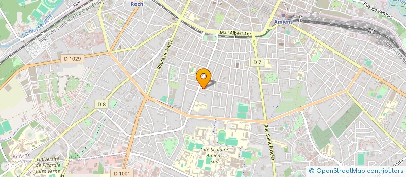 localisation de l'entreprise SCI SOSH  AMIENS