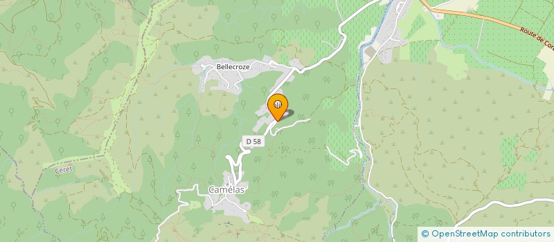 localisation de l'entreprise SCI SOSI  CAMELAS