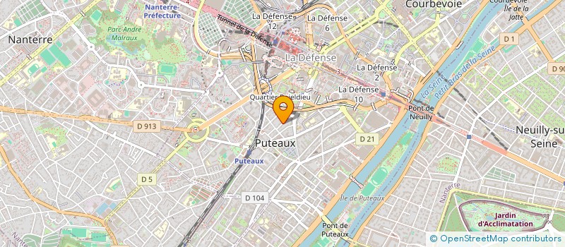 localisation de l'entreprise SCI SOSNA AVORIAZ  PUTEAUX