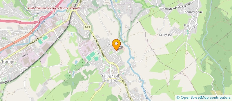 localisation de l'entreprise SCI SOSO  SAINT-PAUL-EN-JAREZ