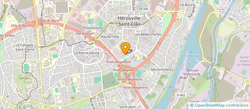 localisation de l'entreprise SCI SOSO à HEROUVILLE SAINT CLAIR
