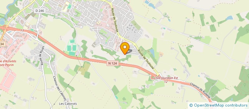 localisation de l'entreprise SCI SOSSEGO  L'ISLE-JOURDAIN