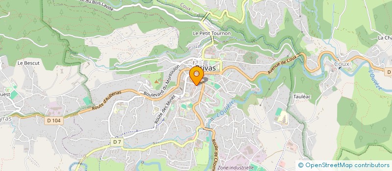 localisation de l'entreprise SCI SOSSIO IMMO  PRIVAS