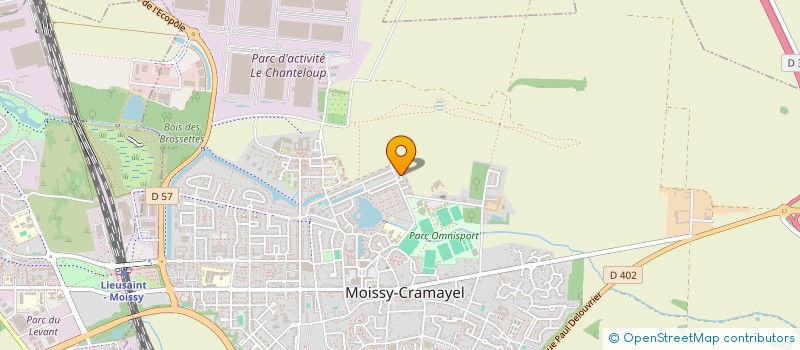 localisation de l'entreprise SCI SOSY  MOISSY-CRAMAYEL