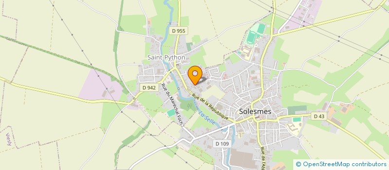 localisation de l'entreprise SCI SOSZ  SAINT-PYTHON