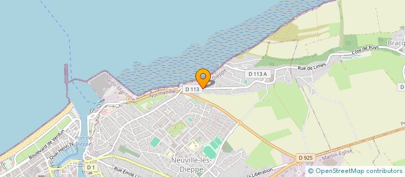 localisation de l'entreprise SCI SOTHO  DIEPPE