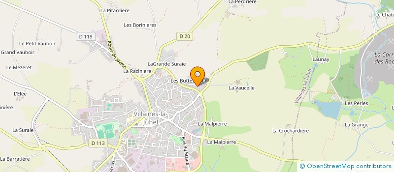 localisation de l'entreprise SCI SOTHOPLAN  VILLAINES-LA-JUHEL