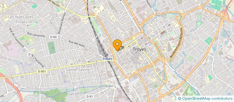 localisation de l'entreprise SCI SOTHYDA à TROYES