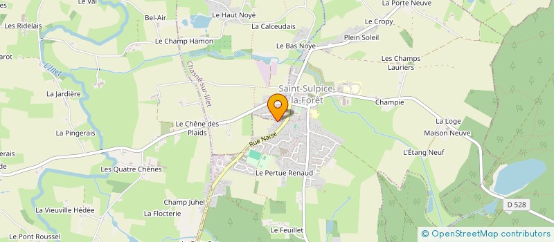 localisation de l'entreprise SCI SOTILAINE  SAINT-SULPICE-LA-FORET