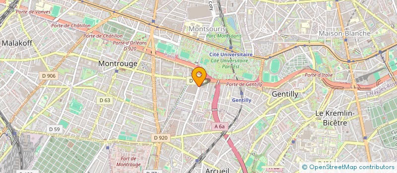 localisation de l'entreprise SCI SOTO  GENTILLY