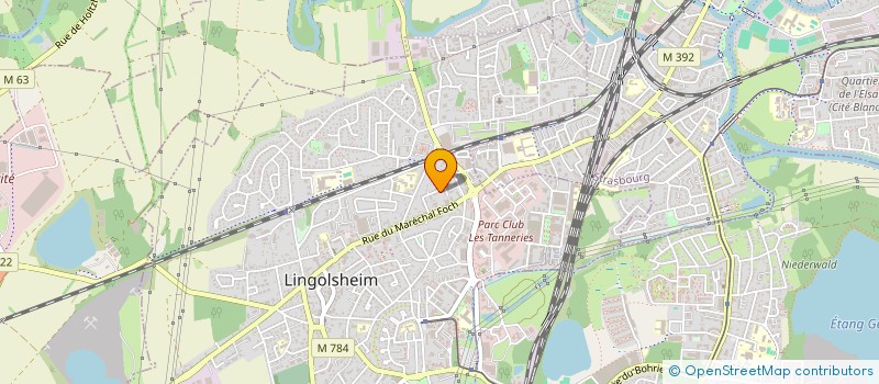 localisation de l'entreprise SCI SOTO  LINGOLSHEIM