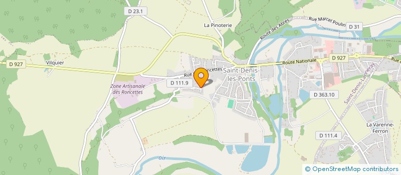 localisation de l'entreprise SCI SOTONA à JALLANS