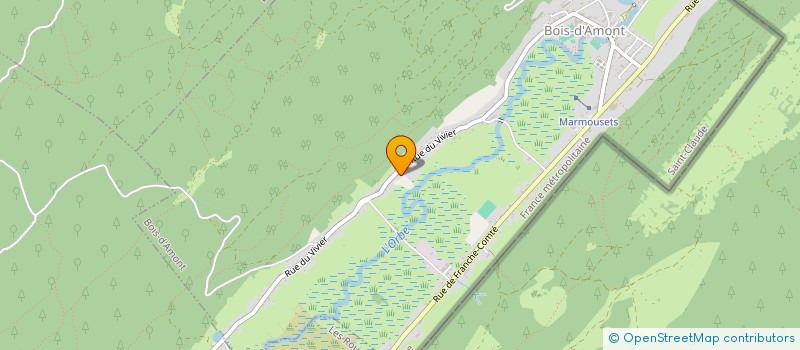 localisation de l'entreprise SCI SOTORRA SPIRIT  BOIS-D'AMONT