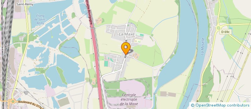 localisation de l'entreprise SCI SOTRAF  LA MAXE