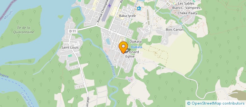 localisation de l'entreprise SCI SOTRAMAT à SAINT-LAURENT-DU-MARONI
