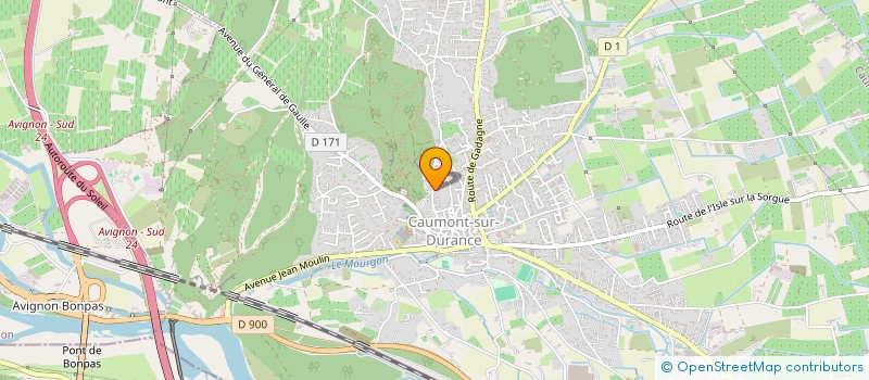 localisation de l'entreprise SCI SOTREX  CAUMONT-SUR-DURANCE