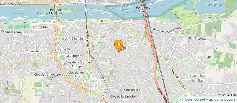 localisation de l'entreprise SCI SOTY  SAINT-JEAN-LE-BLANC