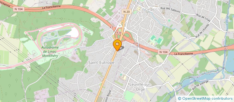 localisation de l'entreprise SCI SOUAD à LINAS