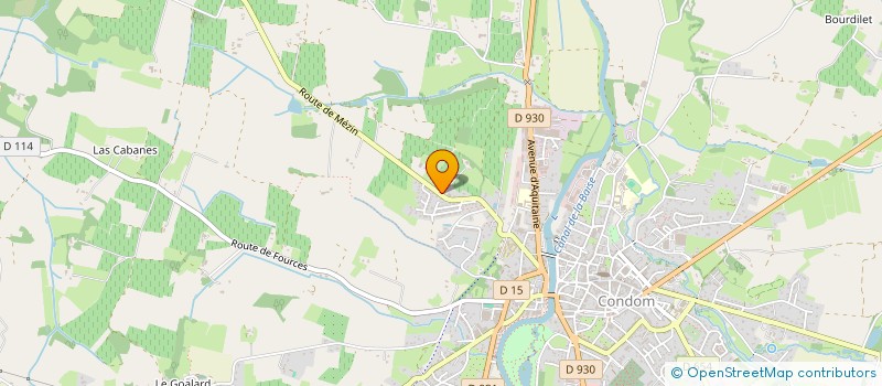 localisation de l'entreprise SCI SOUADI  CONDOM