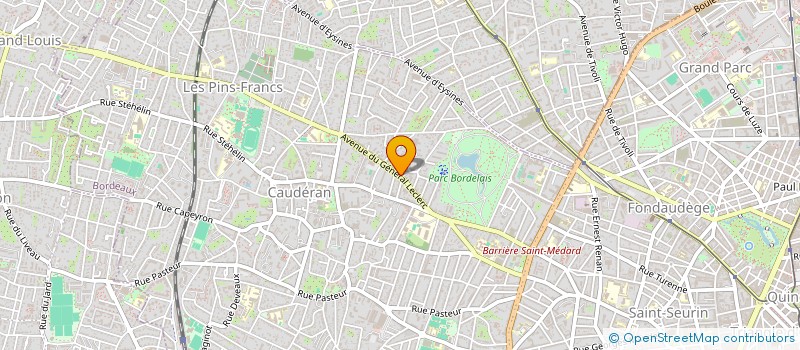 localisation de l'entreprise SCI SOUBIRAS  BORDEAUX