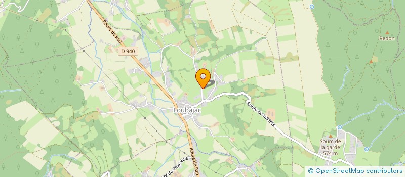 localisation de l'entreprise SCI SOUBIROUS  BARTRES