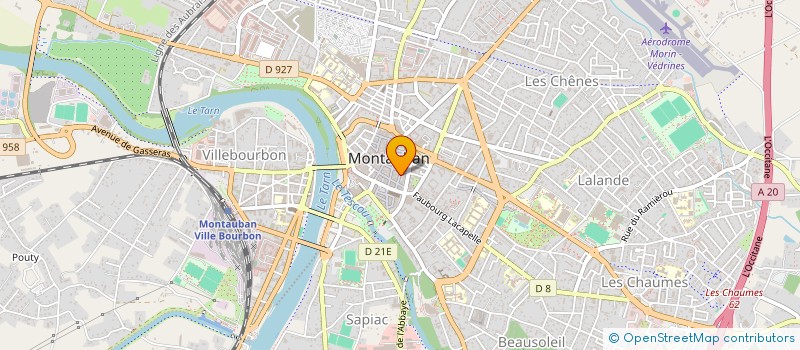 localisation de l'entreprise SCI  SOUBIROUS BAS  MONTAUBAN