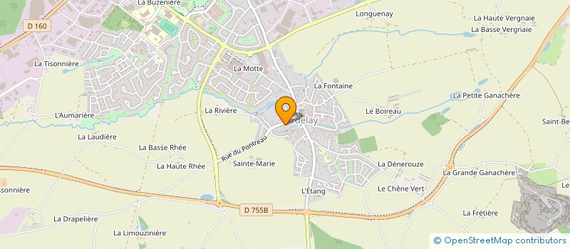 localisation de l'entreprise SCI SOUBOIS à LES HERBIERS