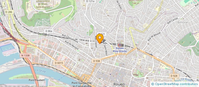 localisation de l'entreprise SCI SOUBRANE à ROUEN