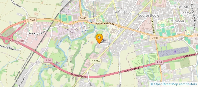 localisation de l'entreprise SCI SOUBSIM  ODOS