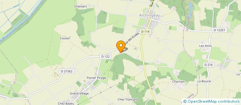 localisation de l'entreprise SCI SOUCHET  ARCHINGEAY