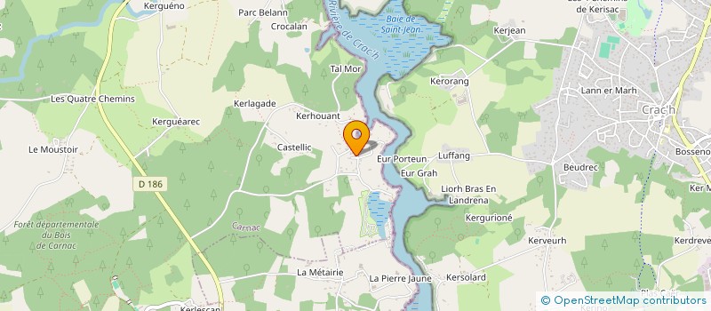 localisation de l'entreprise SCI SOUCHI  CARNAC